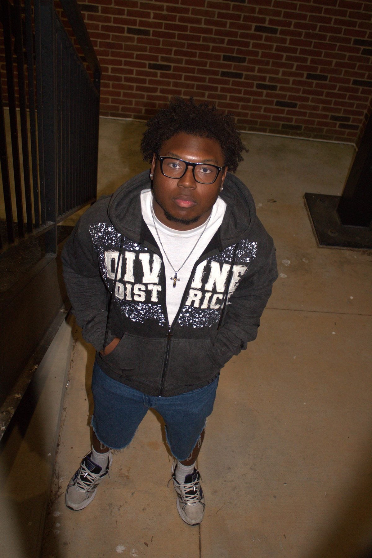 Black Zip-Up Hoodie