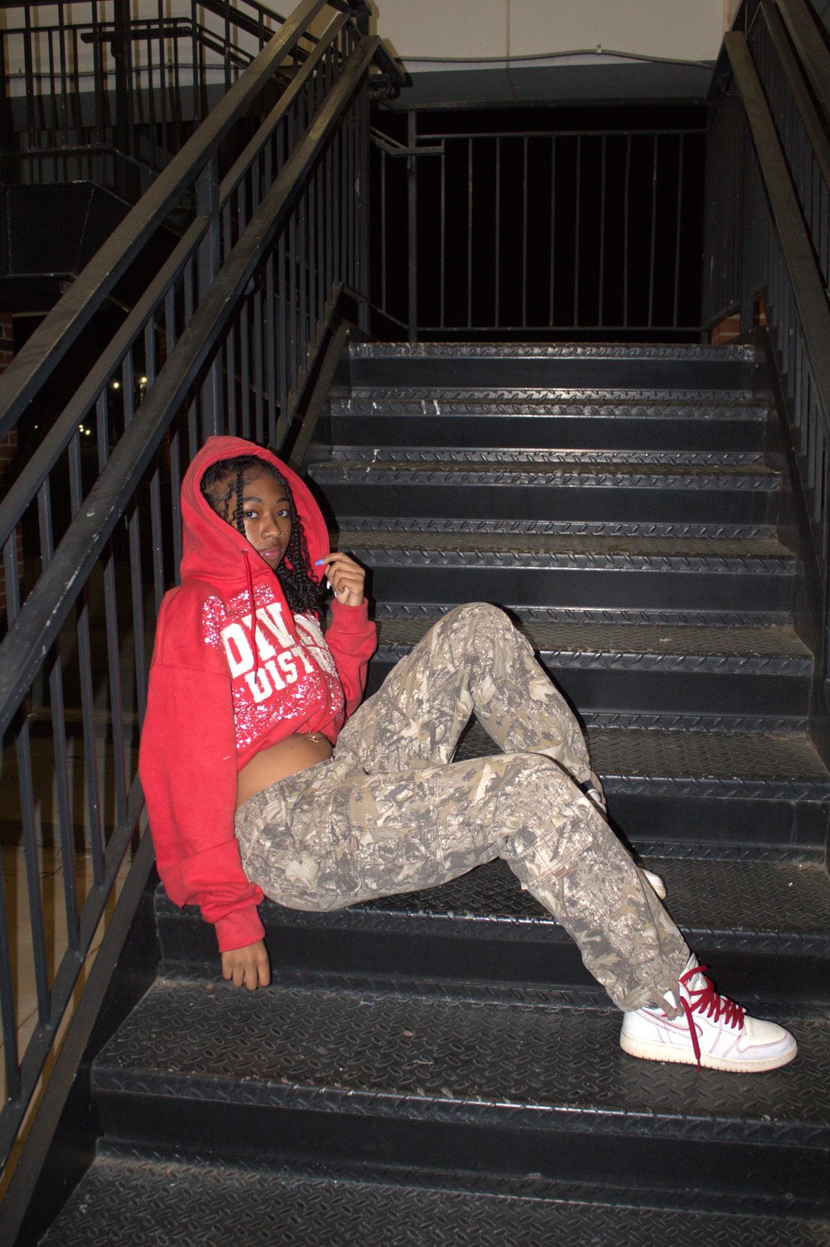 Red Zip-Up Hoodie